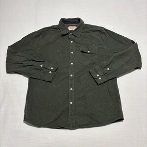 Men’s The Normal Brand Cotton Flannel Long Sleeve Button Up Shirt